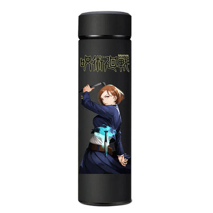 Jujutsu Kaisen 500ml thermos, stainless steel, character group design.