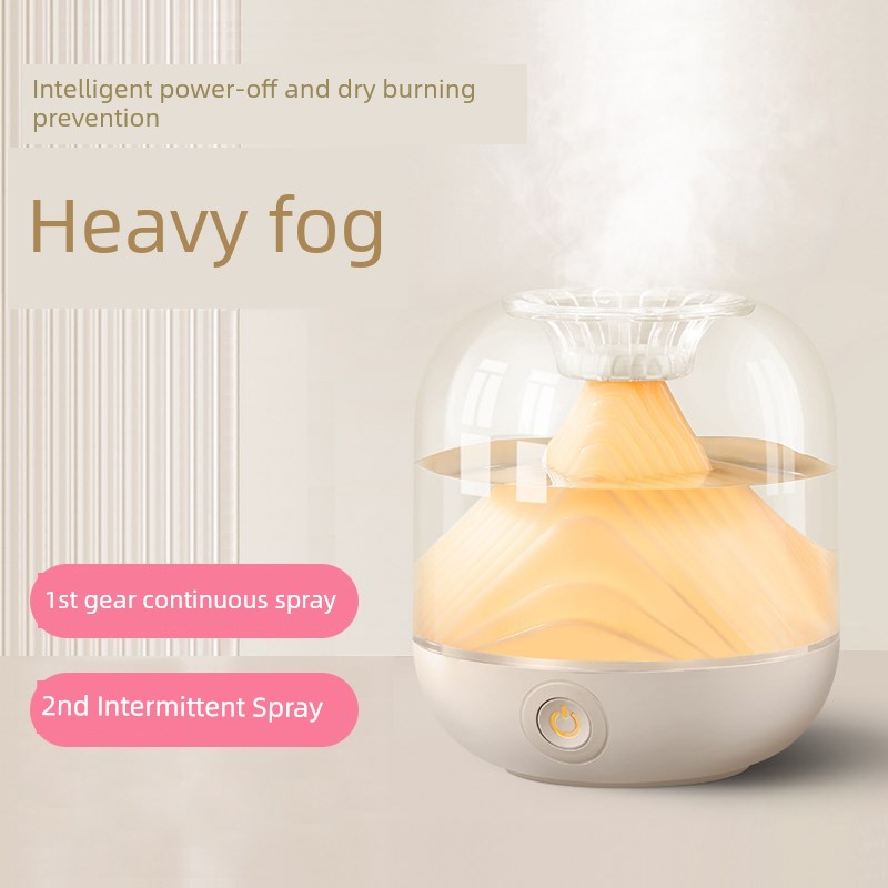 Mujie Silent Ultrasonic Humidifier, White - Control Panel Close-up