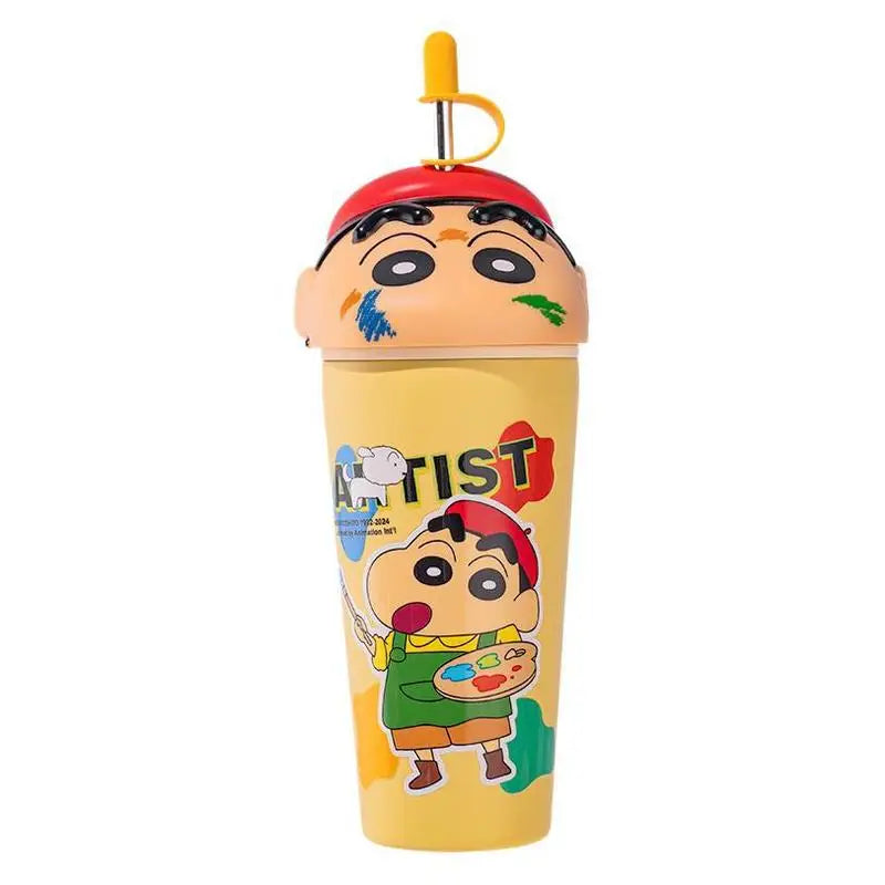 Crayon Shin-chan Tumbler Gift Idea - Red,Packaged in Gift Box