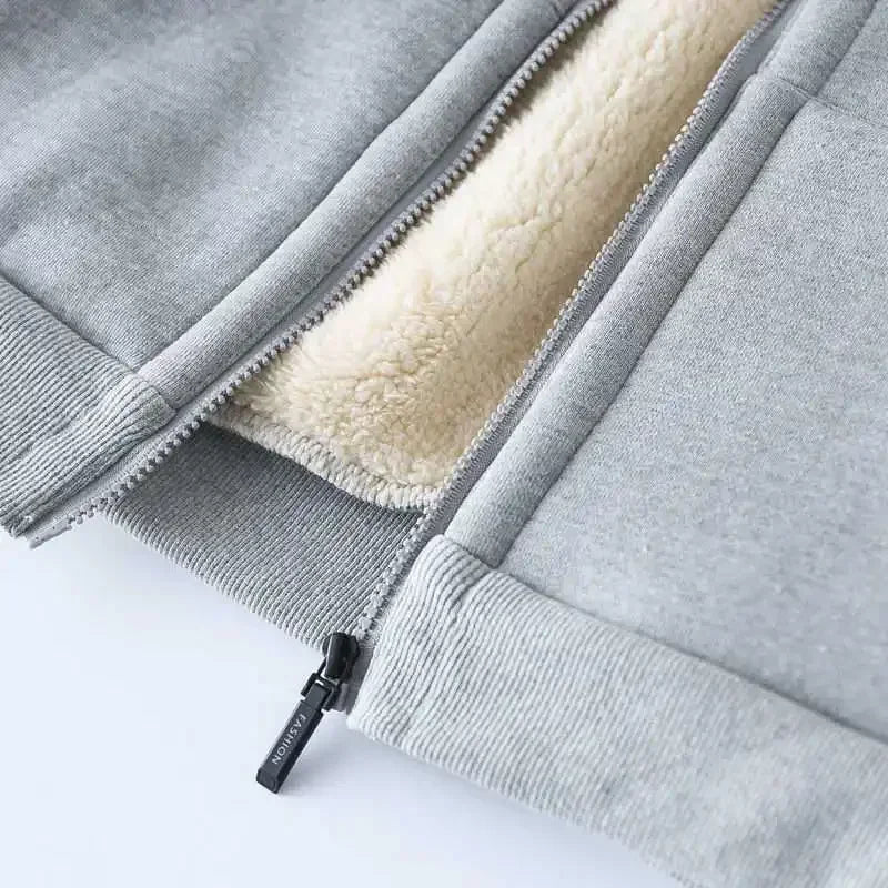 One Piece Men's Zip Up Hoodie - Fabric Texture and Seams