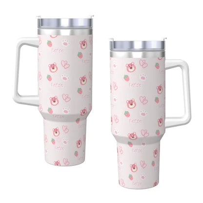 MINISO Kuromi Stainless Steel Tumbler | Sanrio Anime Insulated Travel Mug | Hot & Cold Drinks