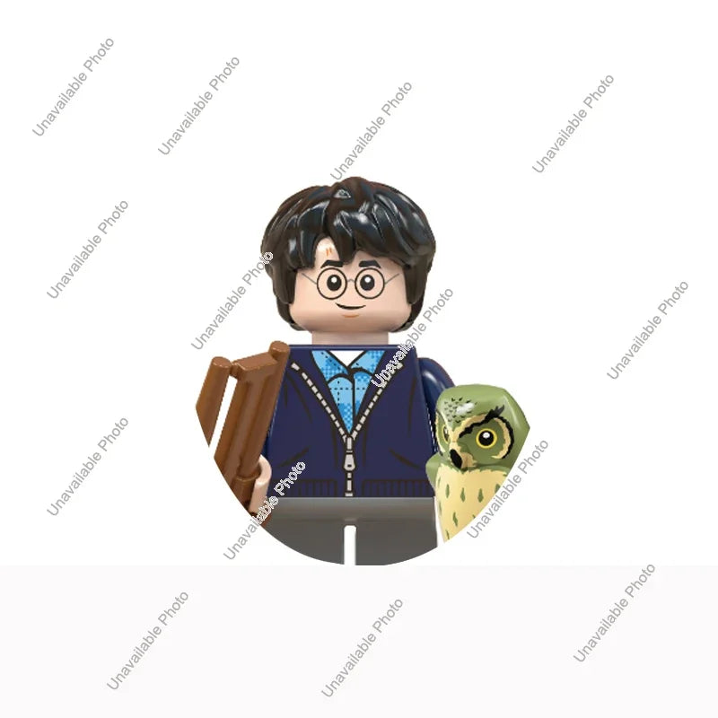 Hot Toys Harry Potter & Minecraft Building Set: Mini Figure & Blocks - Hogwarts Crest