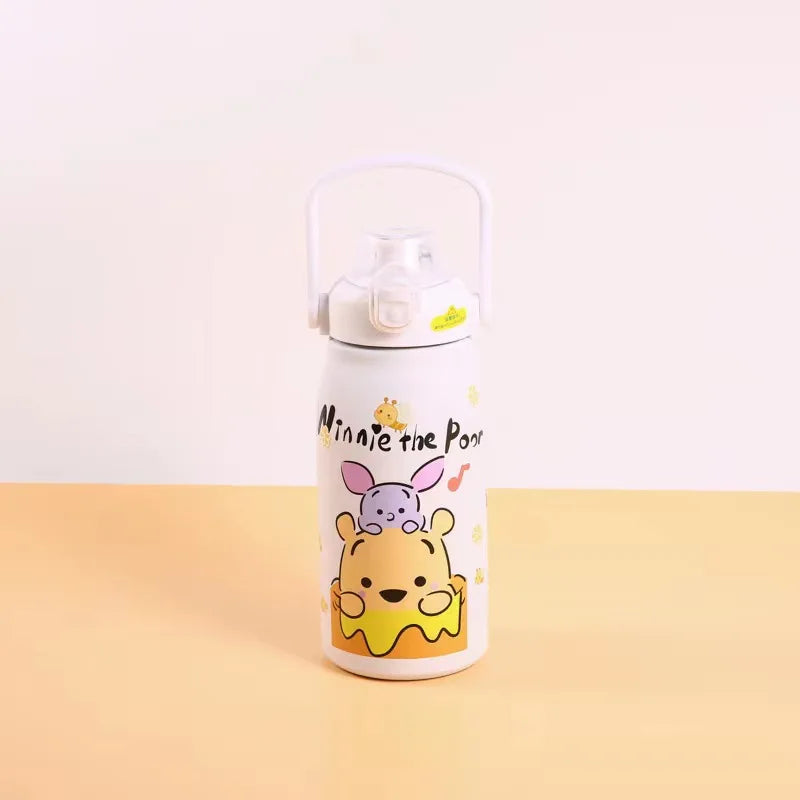 Kuromi Sanrio Y2K thermos water bottle, 1200ml, purple.