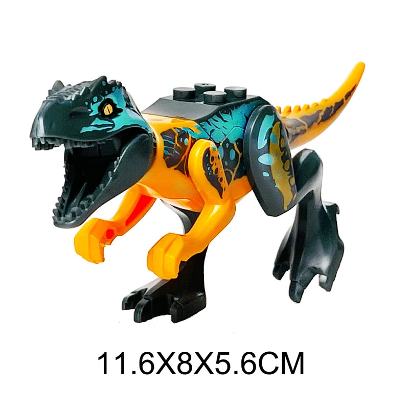 Minecraft Jurassic Raptor Dinosaur Building Block Figure, Lego compatible.