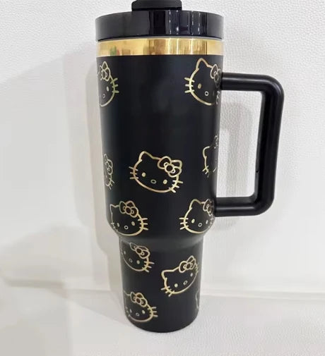 Hello Kitty 40oz Tumbler with Christmas 2024 Design, Back View