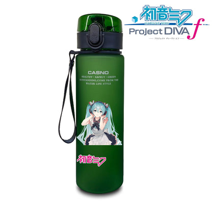 Hot selling Miniso Hatsune Miku cartoon anime large capacity portable plastic sports water bottle cute water bottle beautiful