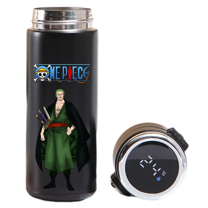 Luffy, Uta, Yamato One Piece thermos, digital temperature feature.