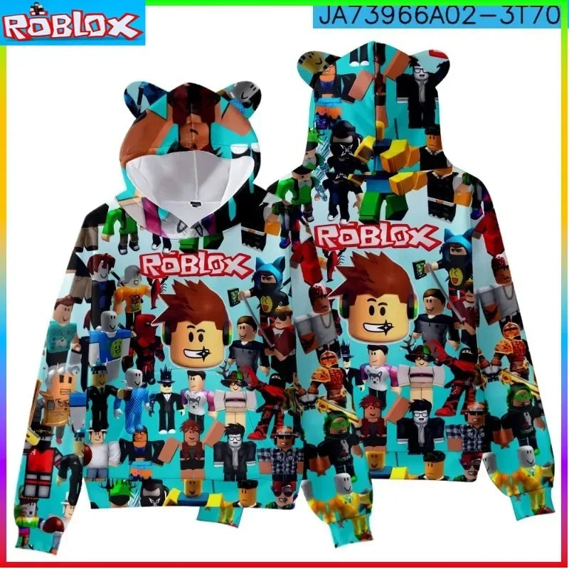 Roblox Cat Ear Hooded Sweatshirt for Kids - Winter 2024