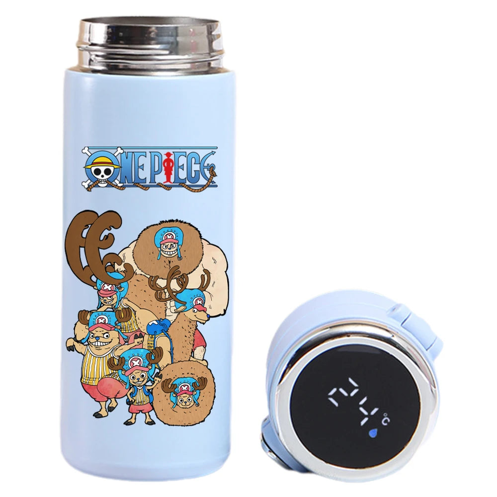 Luffy, Uta, Yamato One Piece thermos, digital temperature feature.