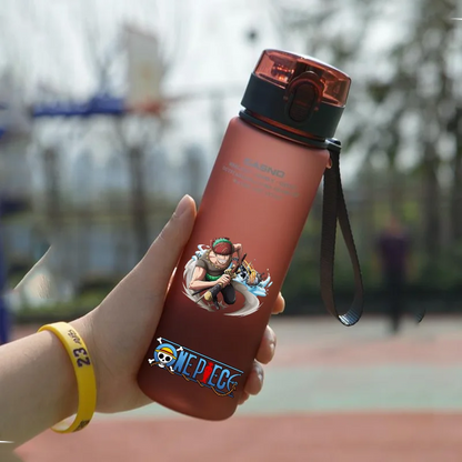 One Piece water bottle, Luffy close-up, 560ml