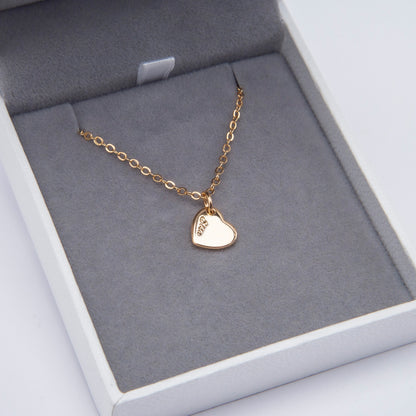 Heart Necklace – Elegant Heart Pendant for Christmas, Birthday, Wedding & Anniversary Gifts